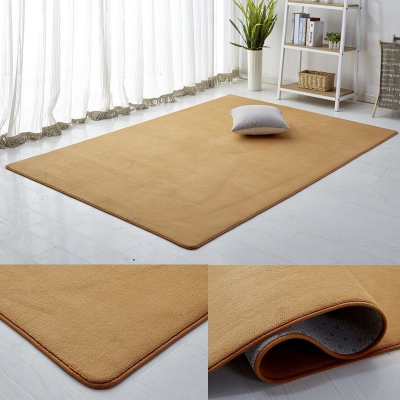 Thảm trải sàn KMEIT vải lông cừu thiết kế giản dị hiện đại