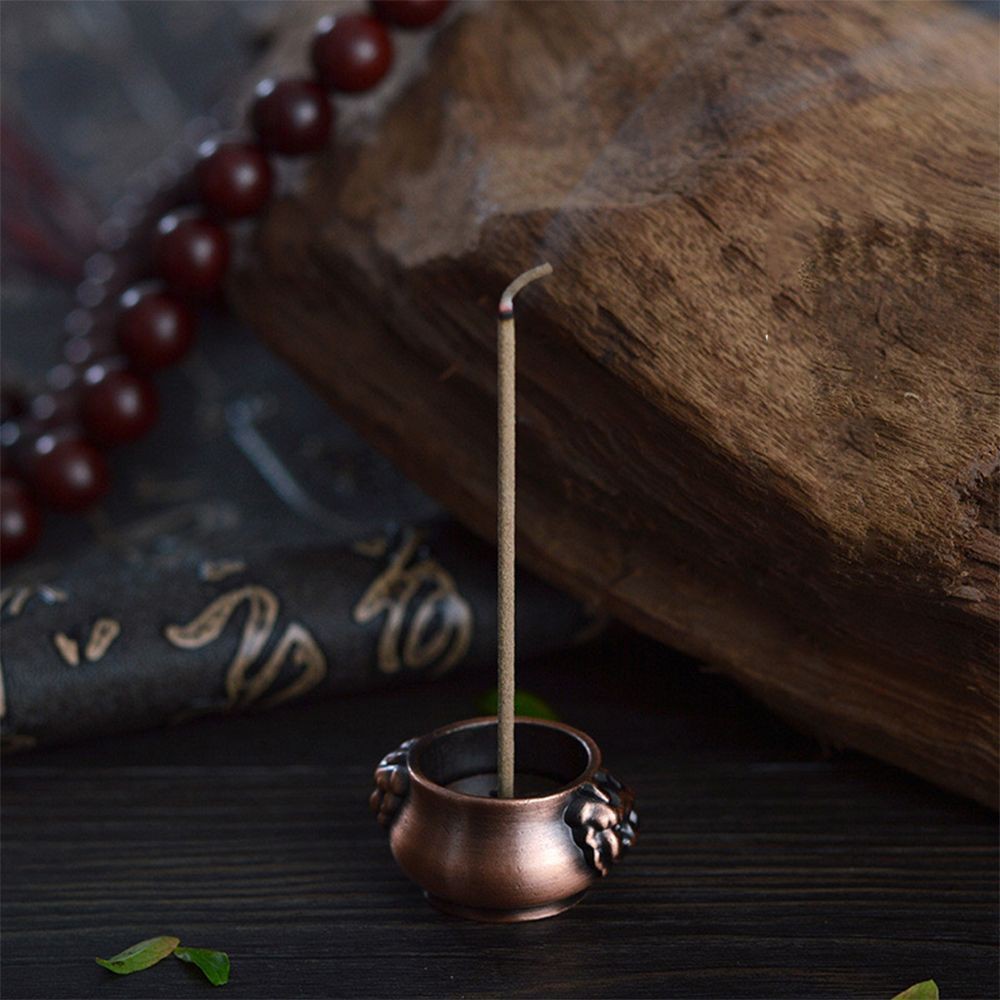 Đế cắm nhang hình lư hương phụ kiện thờ cúng phong thủy