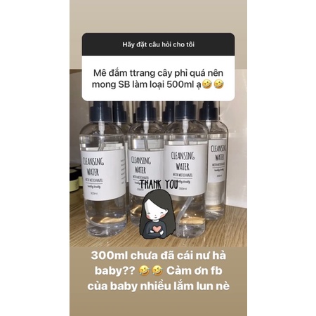 NƯỚC TẨY TRANG CÂY PHỈ HANDMADE BY SUNDAY BEAUTY