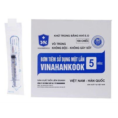 Hộp 100 cái Bơm kim tiêm y tế 1ml 3ml 5cc 10cc 20ml , vô trùng, xilanh sử dụng một lần
