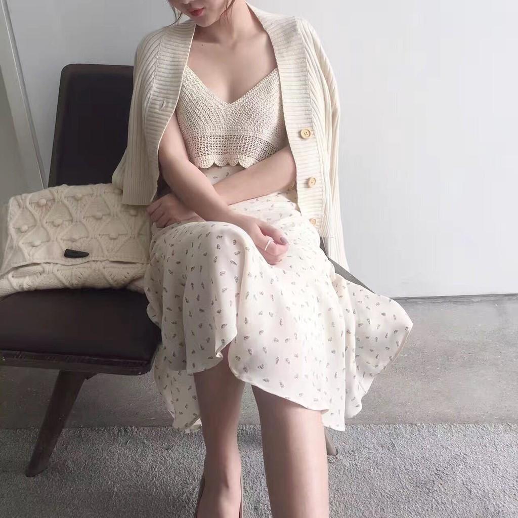 Áo Dệt Kim Hai Dây Cổ Chữ V Gợi Cảm Cho Nữ | BigBuy360 - bigbuy360.vn