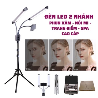 Đèn Led 2 Râu Chuyên Dụng Phun Xăm, Nối Mi, Trang Điểm, Spa Cao Cấp