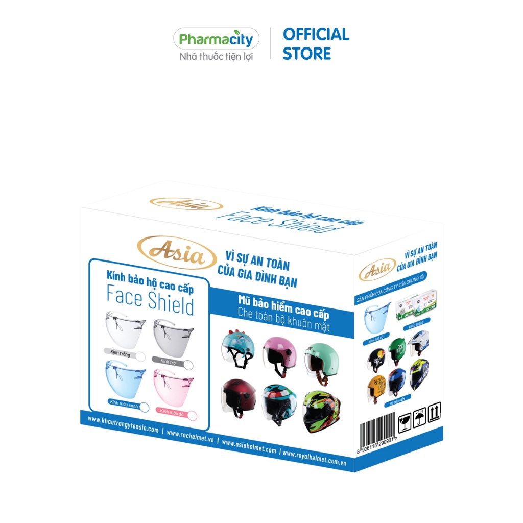 Kính bảo hộ cao cấp Pharmacity Asia Face Shield