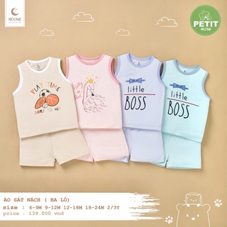 M2006 Bộ ba lỗ petit Moon cho bé (9-36M)