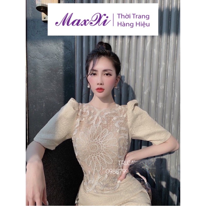 Đầm Body Dự Tiệc Dài Tay Phối Ren Cao Cấp- Thời Trang Maxxi | WebRaoVat - webraovat.net.vn