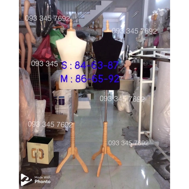 Manocanh nữ k đùi vải thun size S , M (hình thật)
