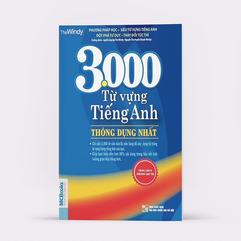 Sách - 3000 Từ Vựng Tiếng Anh Thông Dụng Nhất (Học Cùng App MCBOOKS)