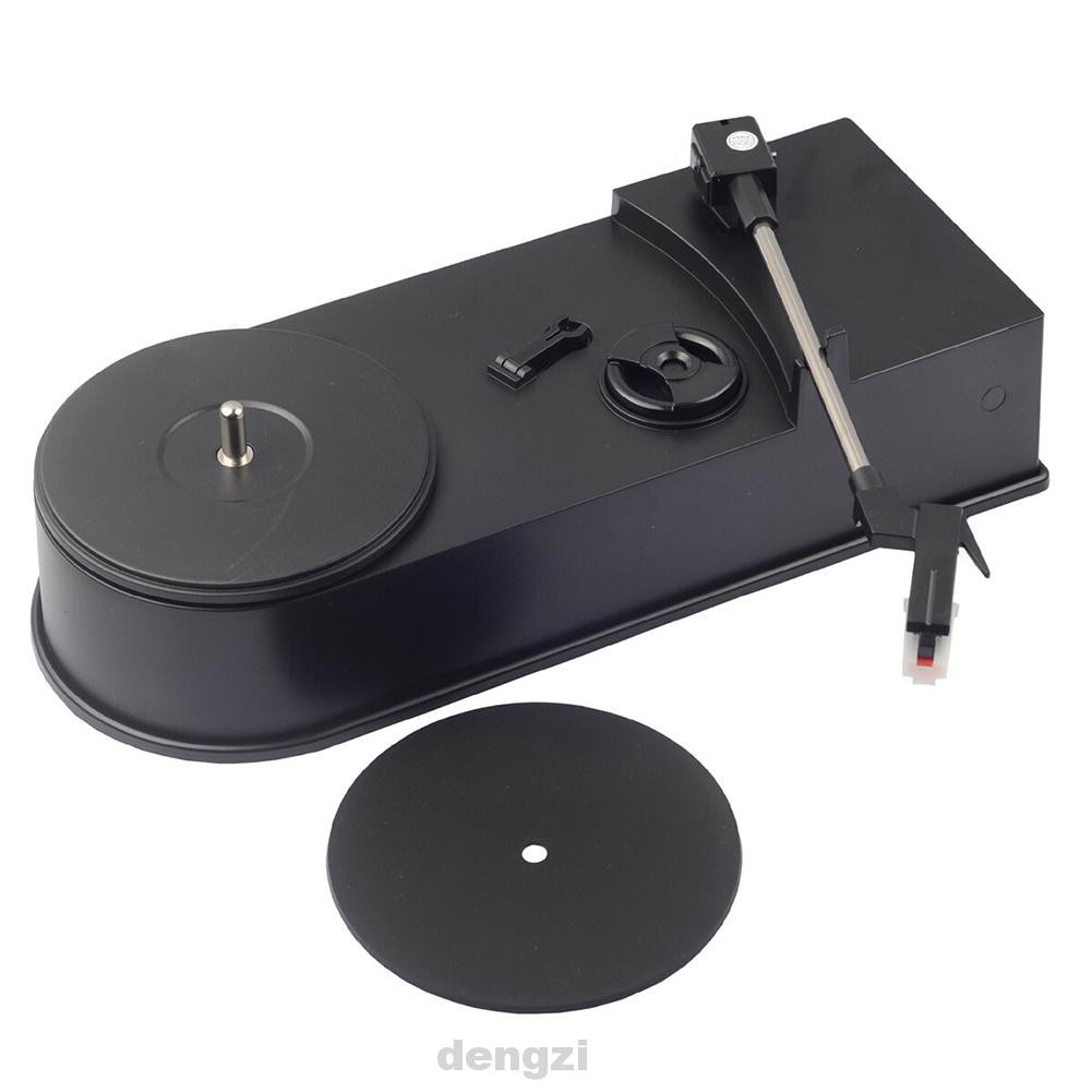 Home ABS USB Interface Retro Mini Turntable Plug And Play Mono Phonograph To MP3 Vinyl Record