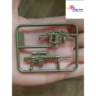 Vỉ vũ khí vàng hàng đẹp - phụ kiện cho lính