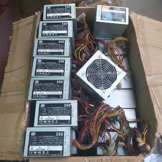 Nguồn máy tính công xuất thực 350w fan 12 sạch đẹp như ảnh đã tet