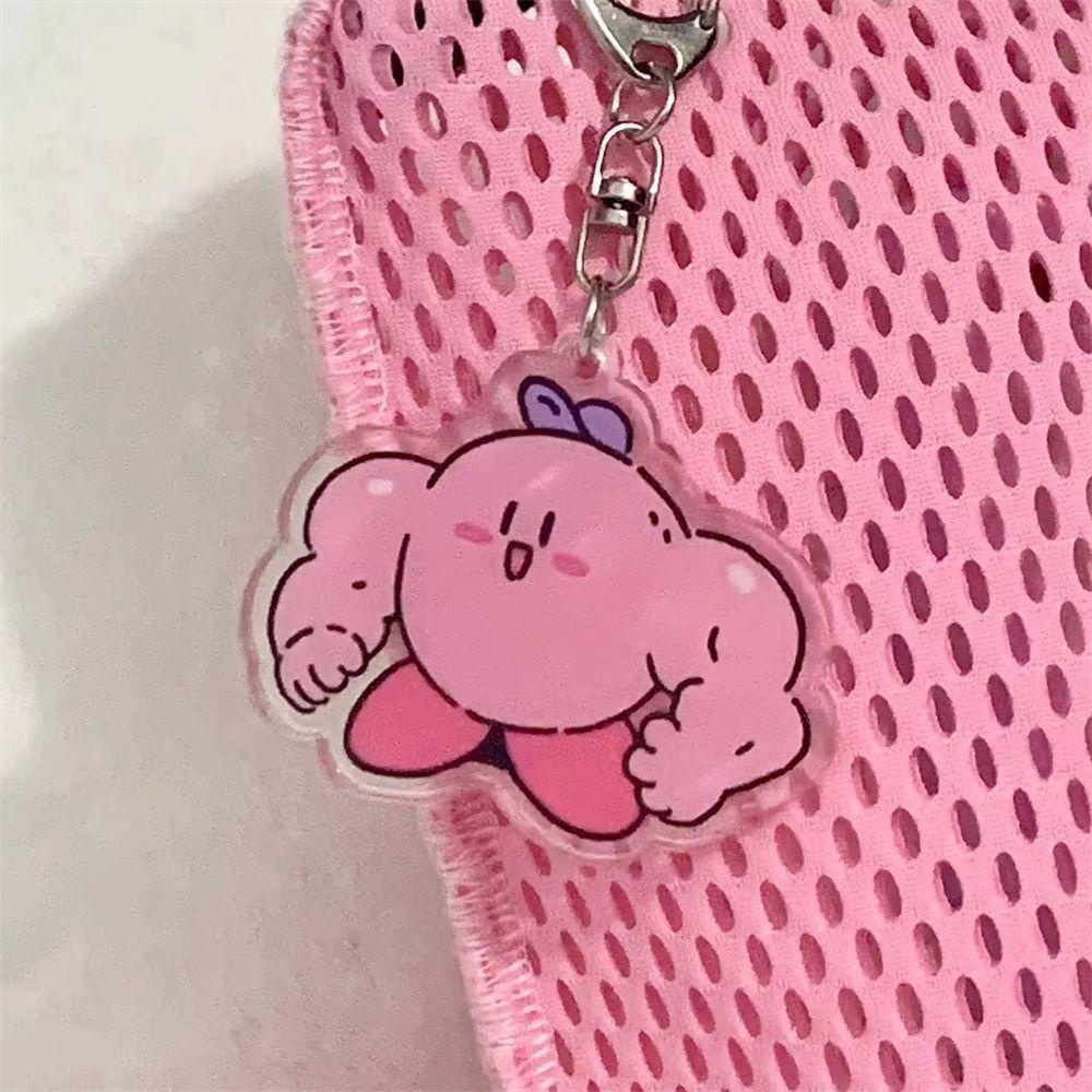 Móc Khóa Hình Nhân Vật Hoạt Hình Kirby Dễ Thương