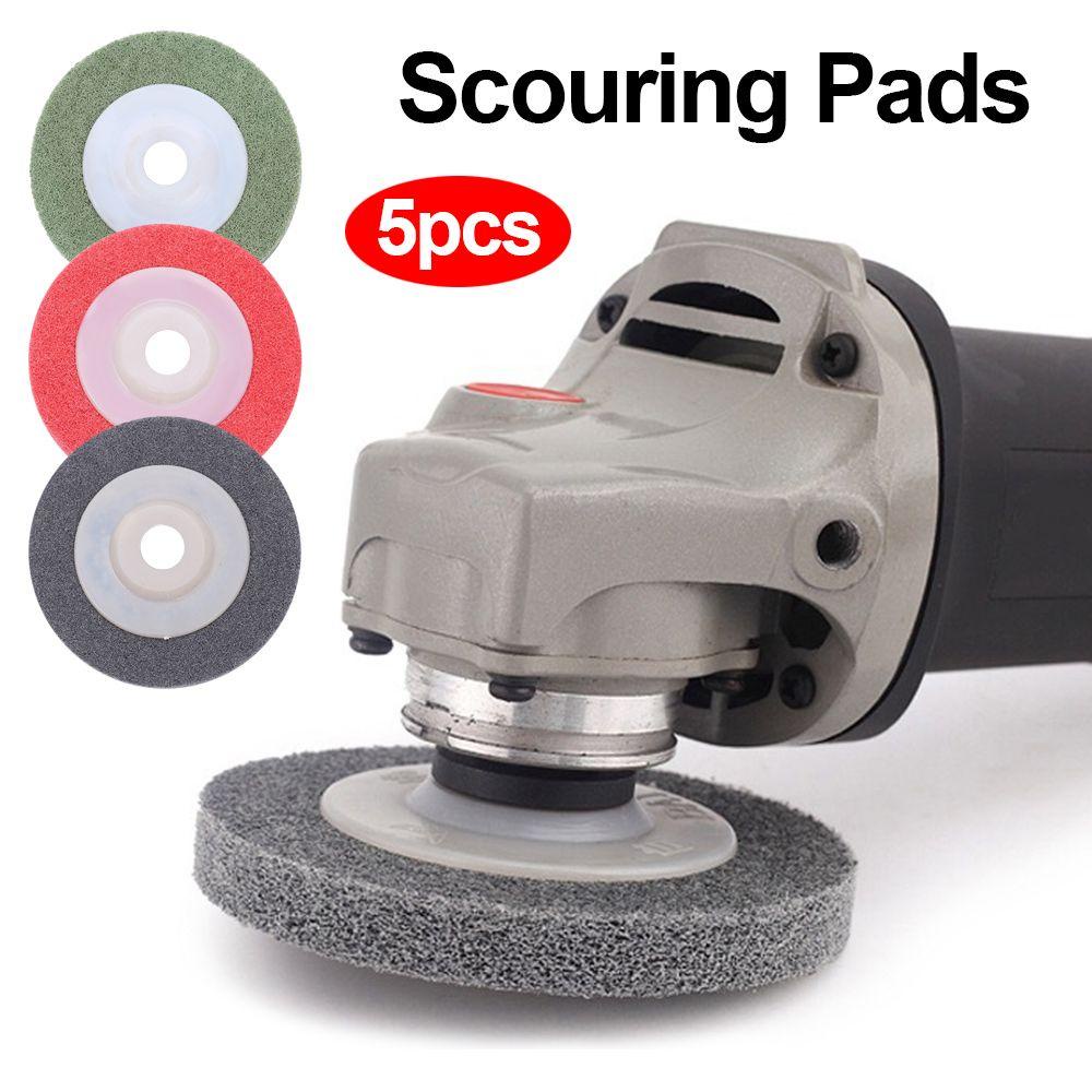 Đĩa Đánh Bóng Kim Loại Bằng Sợi Nylon Bạc 4 inch