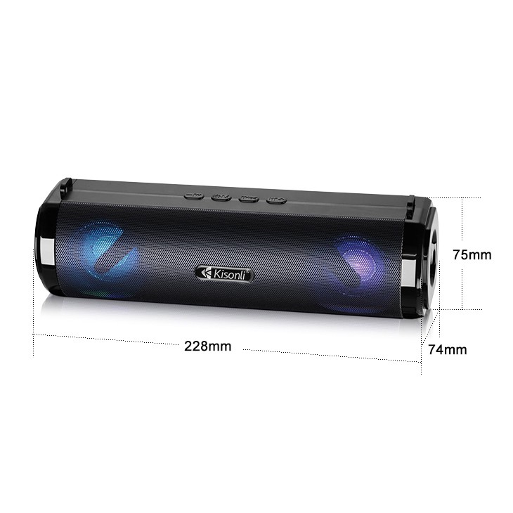Loa bluetooth Kisonli LED-902 TWS kết nối cùng lúc 2 loa - kiểu dáng soundbar (Màu ngẫu nhiên)