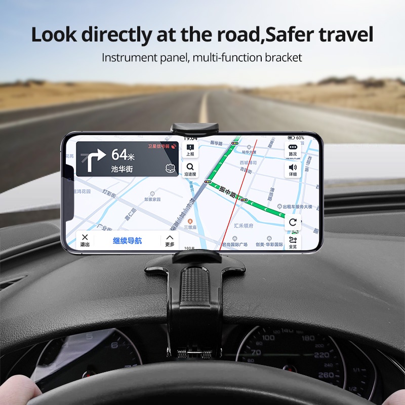 Giá đỡ điện thoại HdoorLink trên xe hơi thích hợp cho Android Samsung