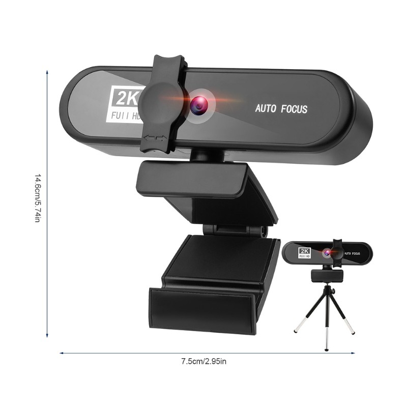 Webcam 2k Full 1080p Tích Hợp Micro Cho Máy Tính