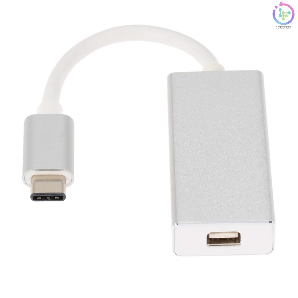 PCER♦USB 3.1 Type-C to Mini DisplayPort MDP Mini DP 1080p HDTV Hub Adapter Data Cable for New MacBoo