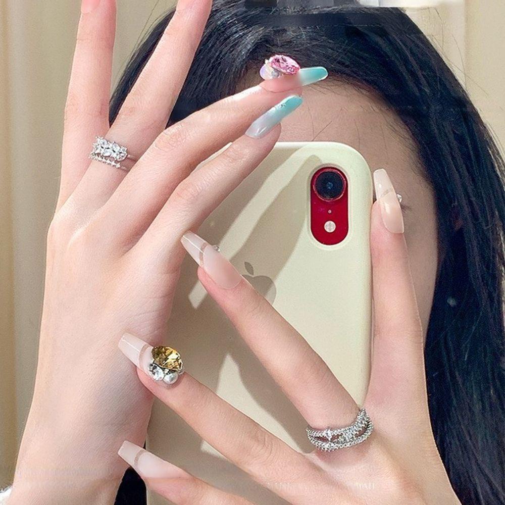 USNOW Hạt Đá Đính Trang Trí Móng Tay Nghệ Thuật