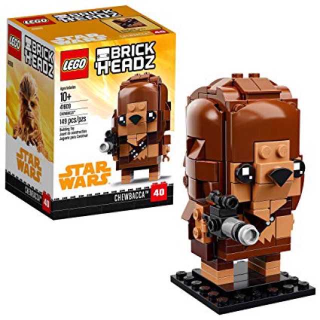 Lego brick headz Chewbacca chính hãng ship Us