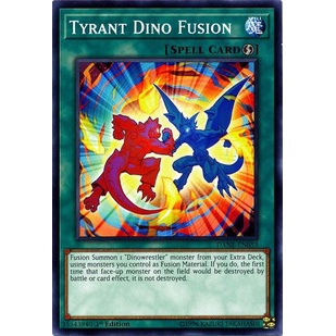 Thẻ bài Yugioh - TCG - Tyrant Dino Fusion / DANE-EN053'