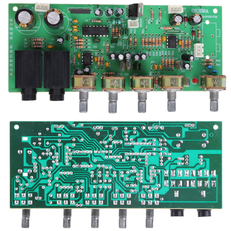 Bảng Mạch Khuếch Đại Âm Thanh zzz Op Amp TL074 Dual AC12~15V PT2399 5V