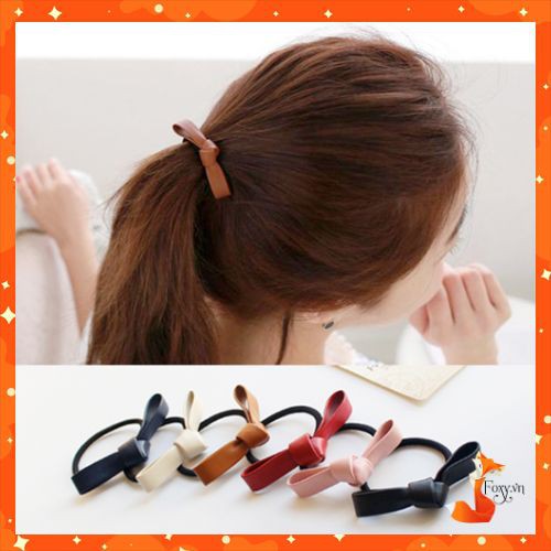 Dây cột tóc Nơ nhỏ Handmade phong cách Hàn Quốc Foxy