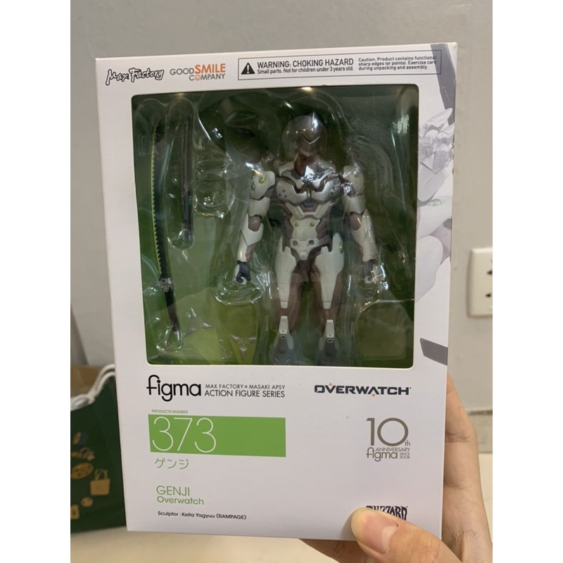 Figma Overwatch Genji like new - Mô hình chính hãng figma overwatch genji second hand