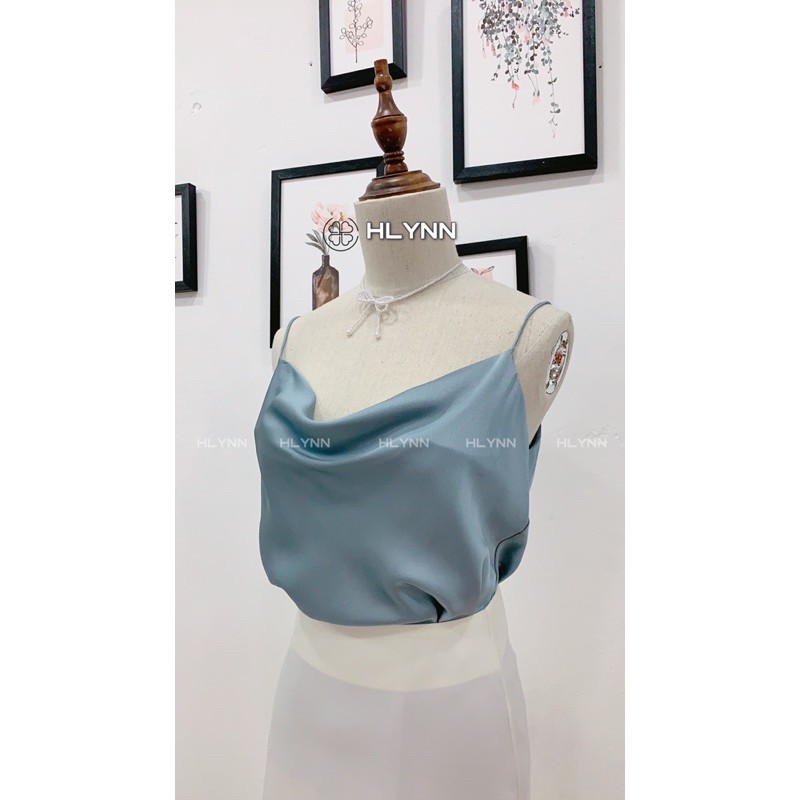 Áo 2 dây cổ đổ chất lụa cao cấp loại xịn m79 | BigBuy360 - bigbuy360.vn