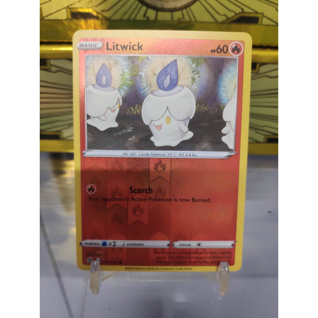 [ Dưa Hấu Yugioh ] Lá bài thẻ bài Pokemon Litwick