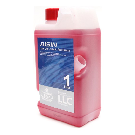 Nước làm mát động cơ màu đỏ AISIN LCPM20A1LR 1L 20% Ethylene Glycol