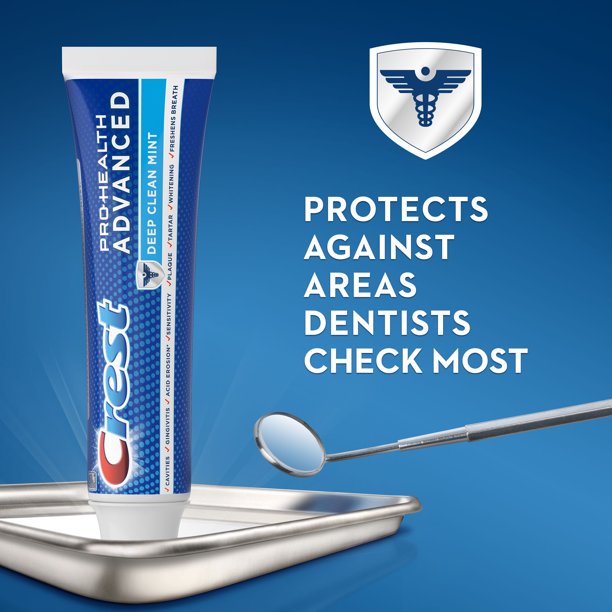 Kem Đánh Răng Crest Pro Health Advanced Deep Clean Toothpaste, Mint, 5.1oz ( 1 pack )