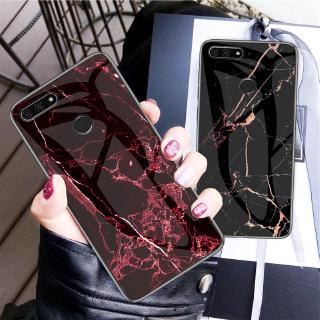 Huawei honor 8a,7a,7s,7c,nova lite,nova 2i,nova plus,nova 2 lite marble tempered glass case