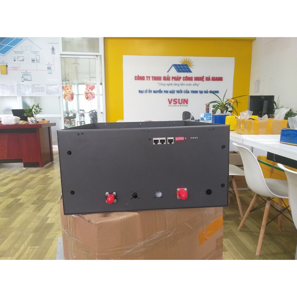 Vỏ thùng pin Lithium Lifepo4 dùng cho hệ 48VDC 120Ah