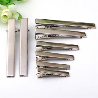 Kẹp tóc cá sấu trơn làm handmade