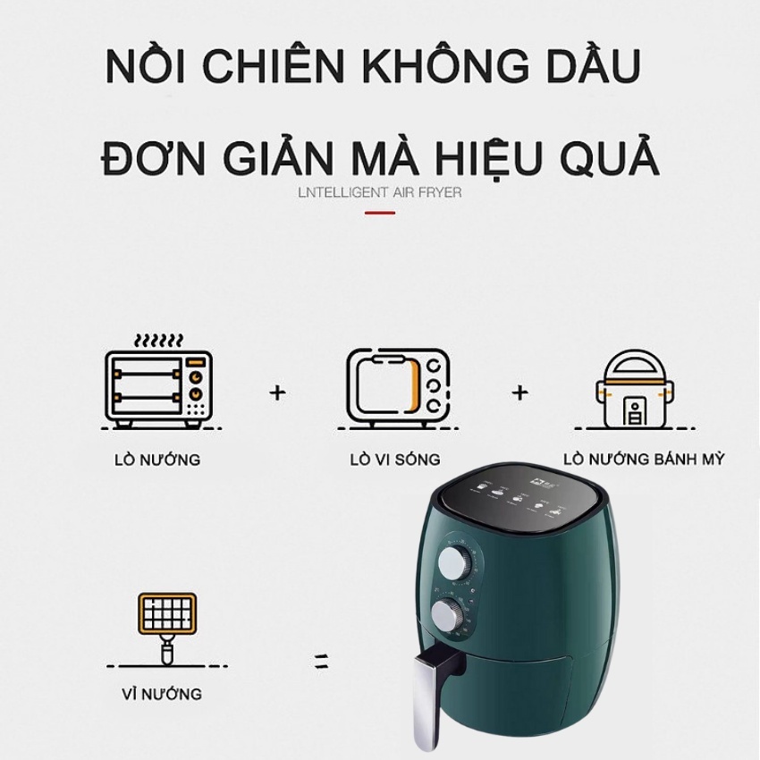 Nồi chiên không dầu dung tích 7 lít CAMEL