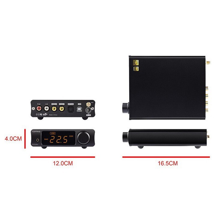 Thiết bị DAC/Amp dành cho máy tính Topping DX3 Pro DAC/Amp Bluetooth 3 Ratings CAO CẤP