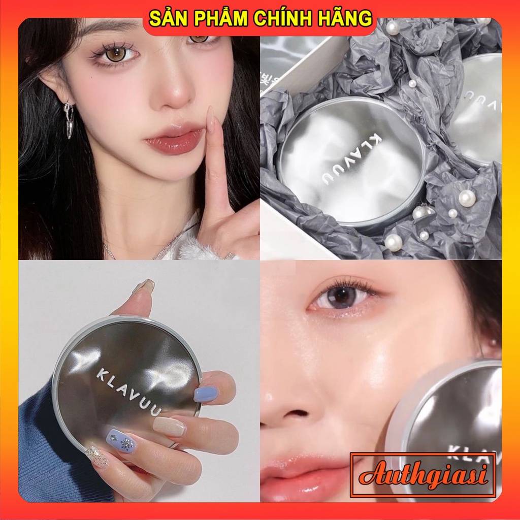 Phấn nước Cushion KLAVUU Hàn Quốc cao cấp Urban Aqua chiết xuất Ngọc Trai nhất định phải thử
