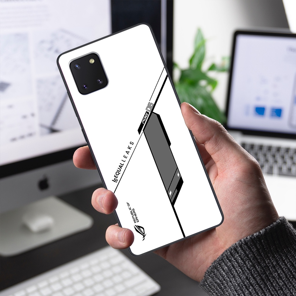 Ốp lưng điện thoại Samsung Galaxy Note 10 Lite - Republic of Gamers, chất liệu kính cường lực