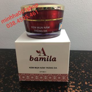 Kem mụn trắng da 25g bamila