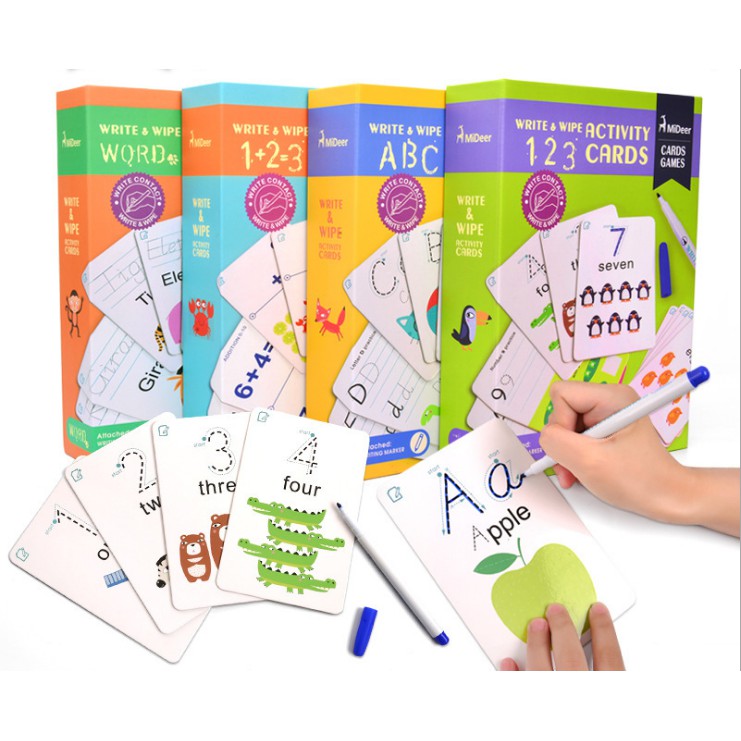 Sách tập tô &quot; Dạy con nhận biết chữ cái và học đánh vần&quot; dành cho bố mẹ chơi và học cùng con
