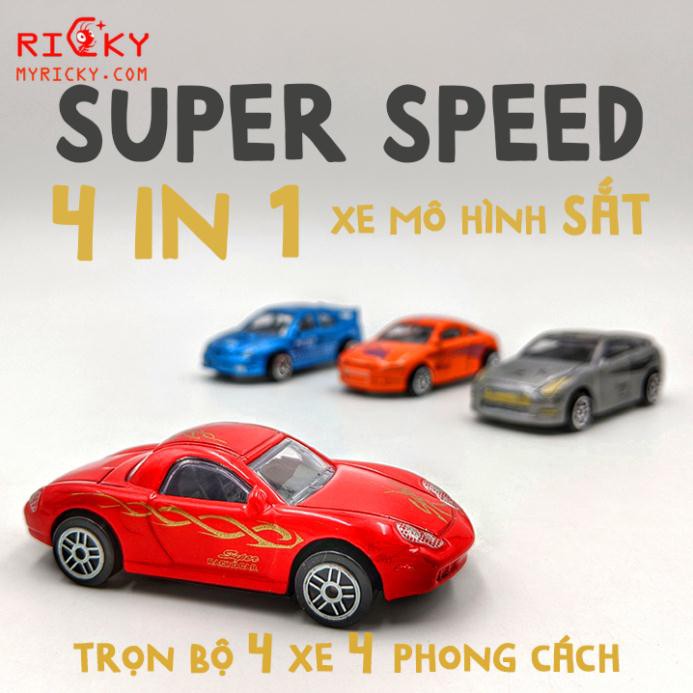 4 IN 1 Bộ xe sắt thời thượng giá tốt Super Speed