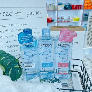 Nước tẩy trang Loreal Paris 3-in-1 Micellar Water 400ml