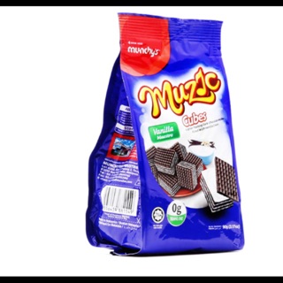 Bánh xốp Muzic Munchy's vani gói 90g