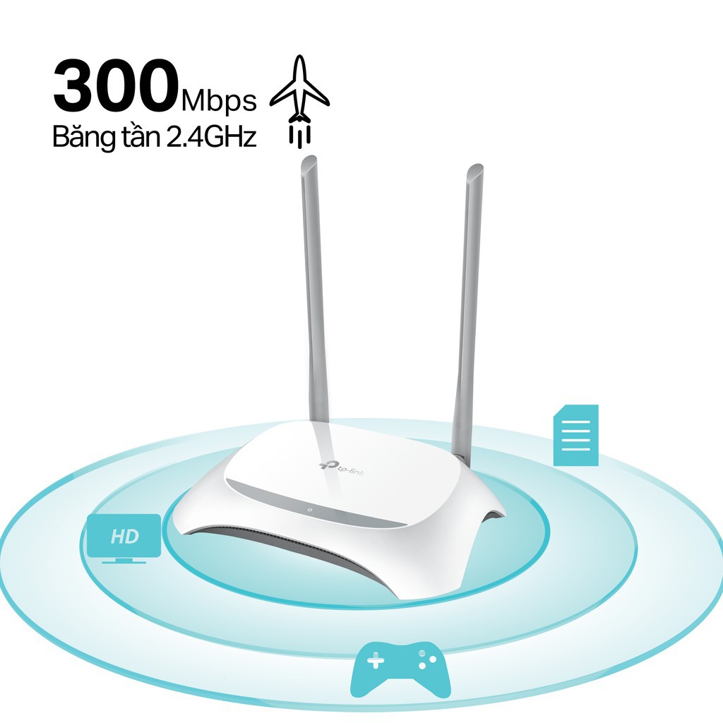 Bộ phát wifi TP-Link Chuẩn N 300Mbps TL-WR840N - Chính hãng