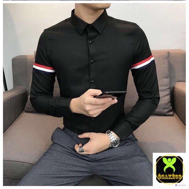 Áo sơ mi nam cổ bẻ dài tay đẹp bao chất, vải chuẩn hàng Shop