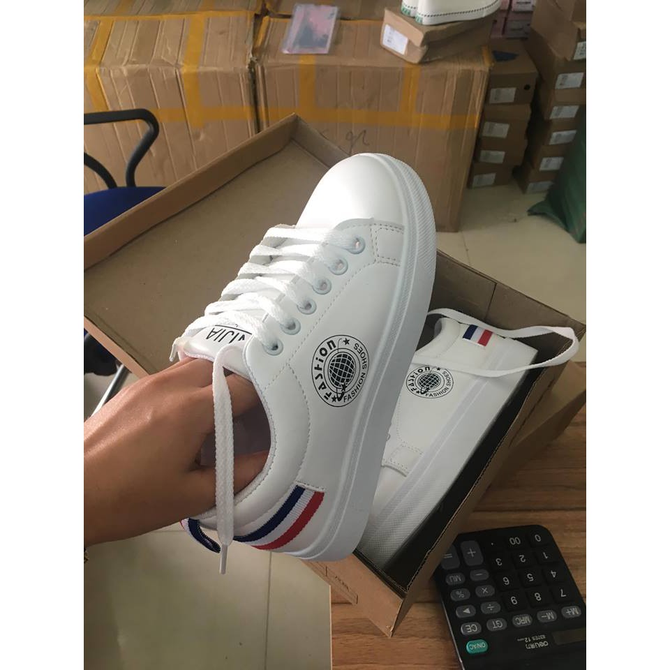 GIầy thể thao nam, nữ gót mầu (hàng sẵn+hình thật+hộp) 058 | BigBuy360 - bigbuy360.vn