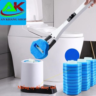 🔥 𝐅𝐑𝐄𝐄 𝐒𝐇𝐈𝐏 💥Bộ cây cọ nhà về sinh đa năng kèm đầu cọ