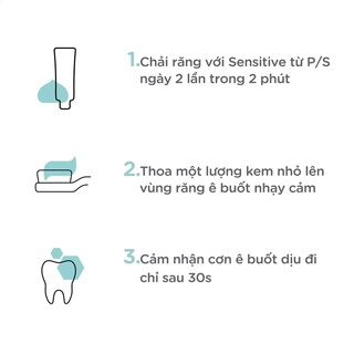 Combo 2 Kem đánh răng P/S Giảm Ê Buốt 105g