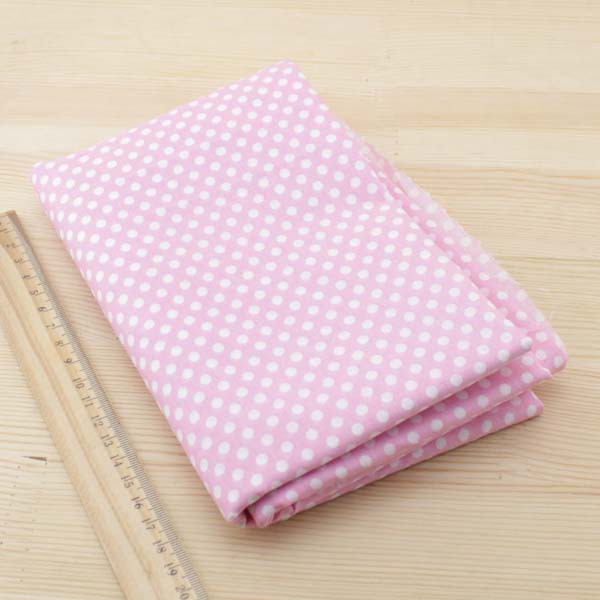 Set 7 Tấm Vải cotton Màu Hồng Trơn Kích Thước 50 * 50cm