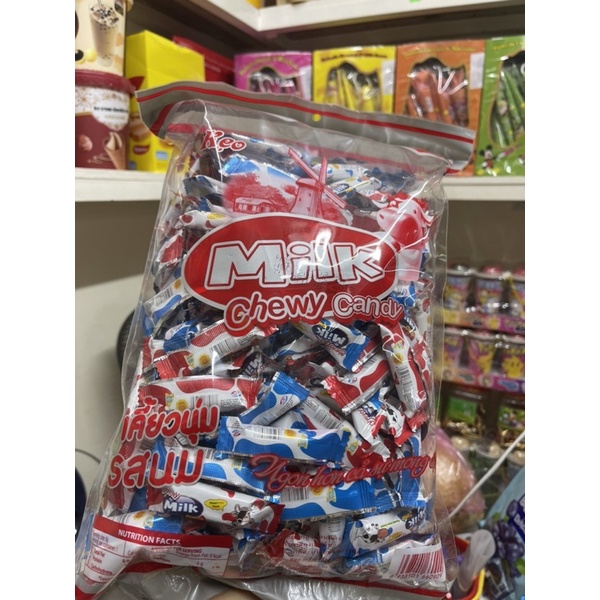 Kẹo sữa bò gói 1ký kèm tặng