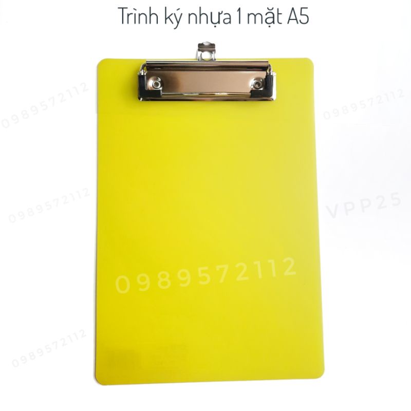 Trình ký nhựa A5.